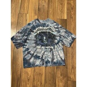 Metallica Rock Band Retro Tie Dye XXL “Ride The Lightning" 1985 Graphic T-Shirt